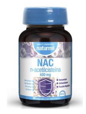NAC N-Acetilcisteina 600mg - Naturmil